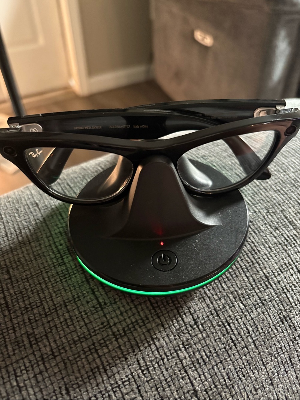 Ray-Ban Meta Skyler Gen 1 RW4010 Smart Glasses Cerulean Blue Transitions® - Picture 7 of 8